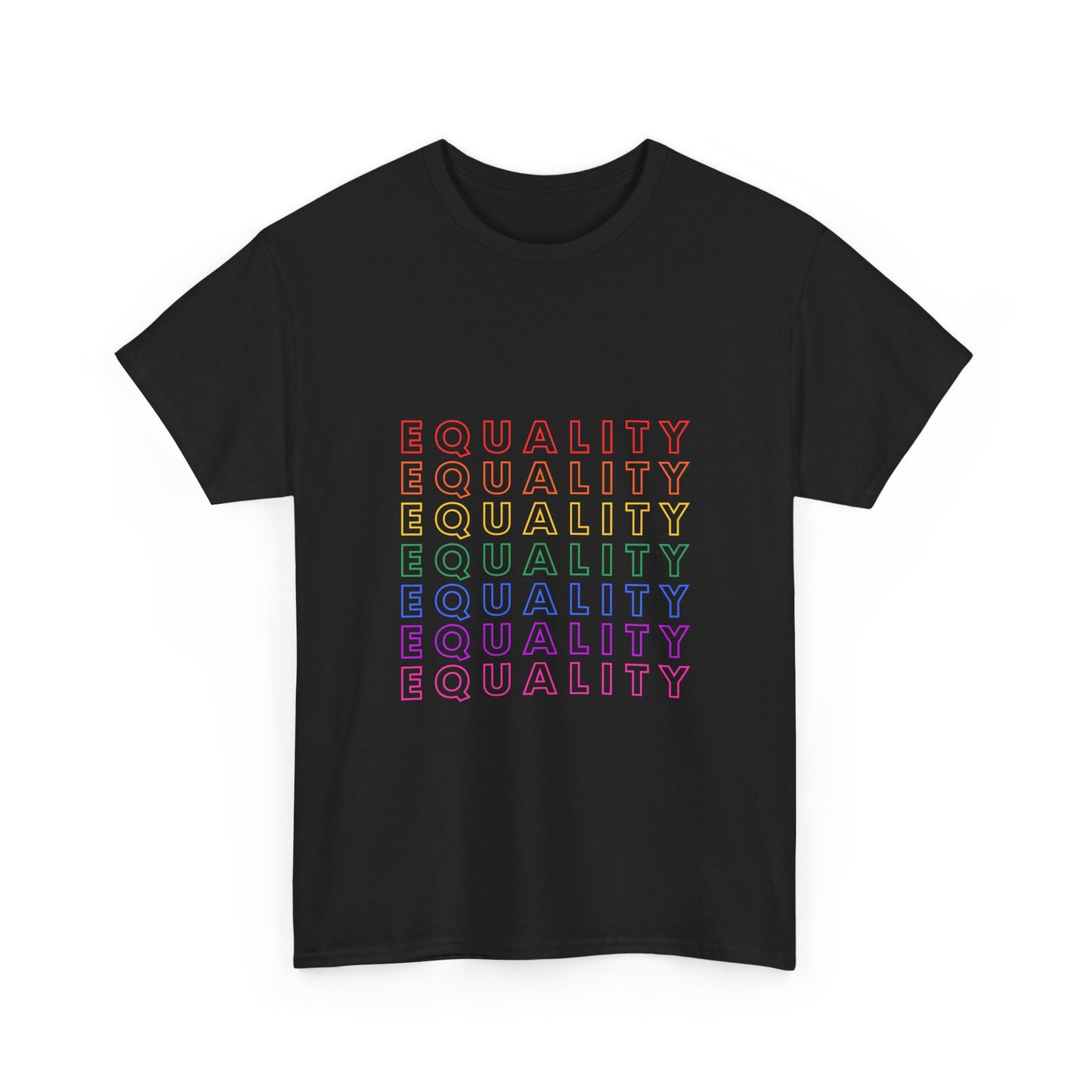 LGBTQ+ Equality Tee, Gay Pride Shirt, Rainbow T-Shirt, Activist Apparel, LGBTQ Rights Top