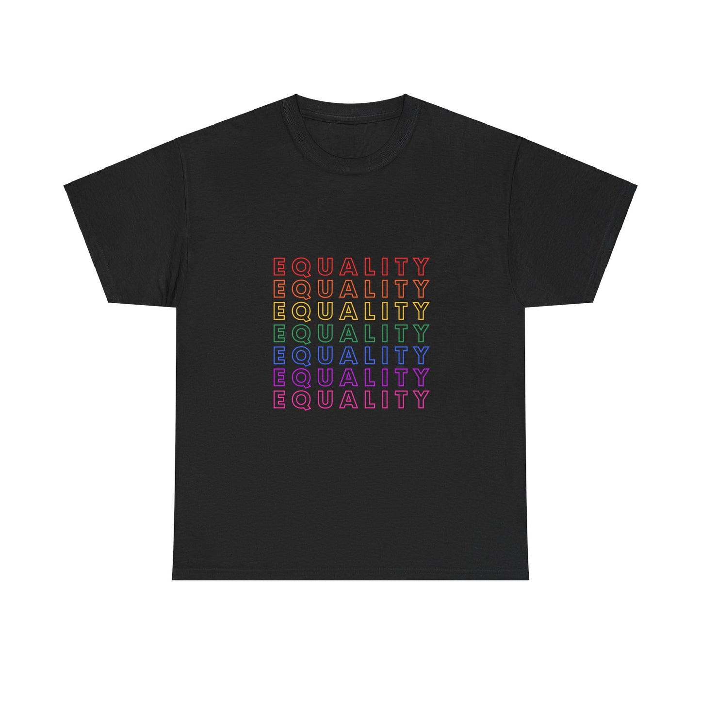 LGBTQ+ Equality Tee, Gay Pride Shirt, Rainbow T-Shirt, Activist Apparel, LGBTQ Rights Top