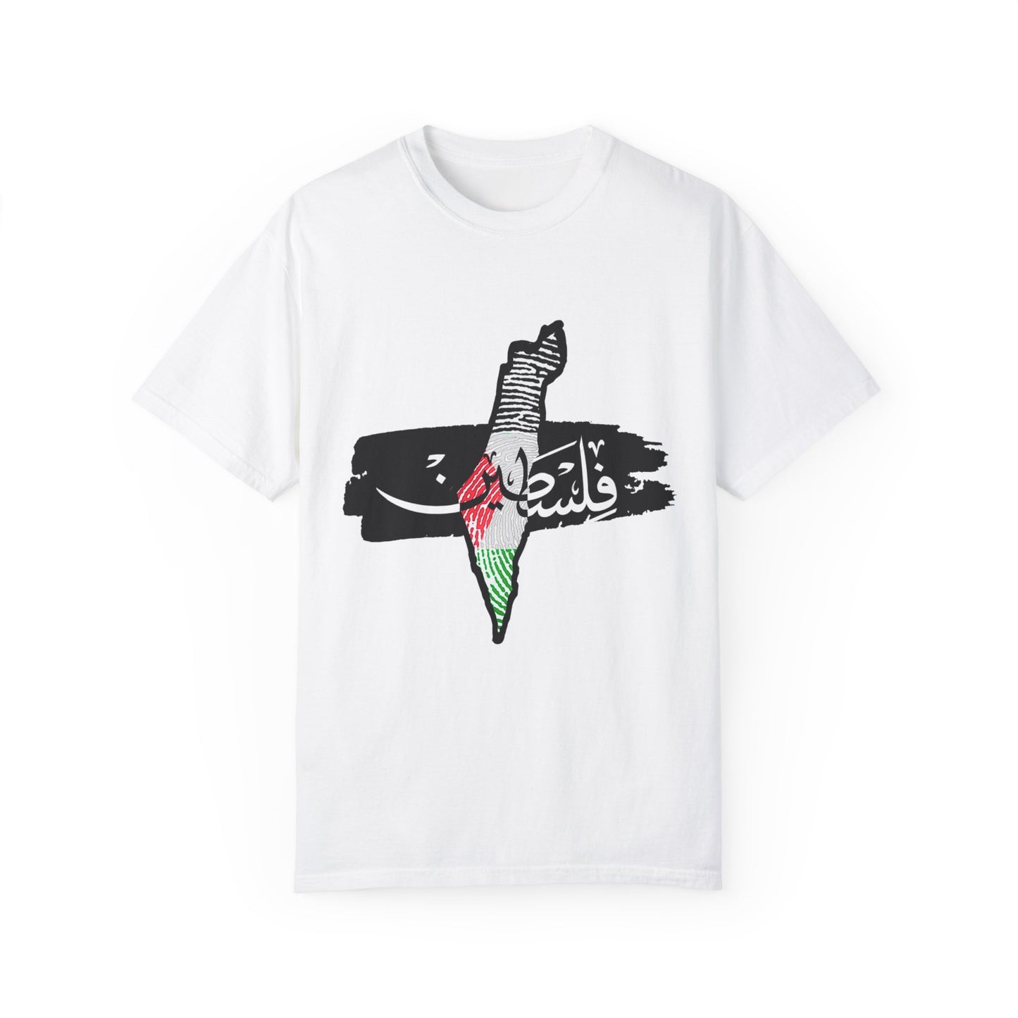 Activist Tee, Protest Shirt, Political Top, Solidarity Apparel, Human Rights Clothing, Free Palestine Unisex Garment-Dyed T-shirt