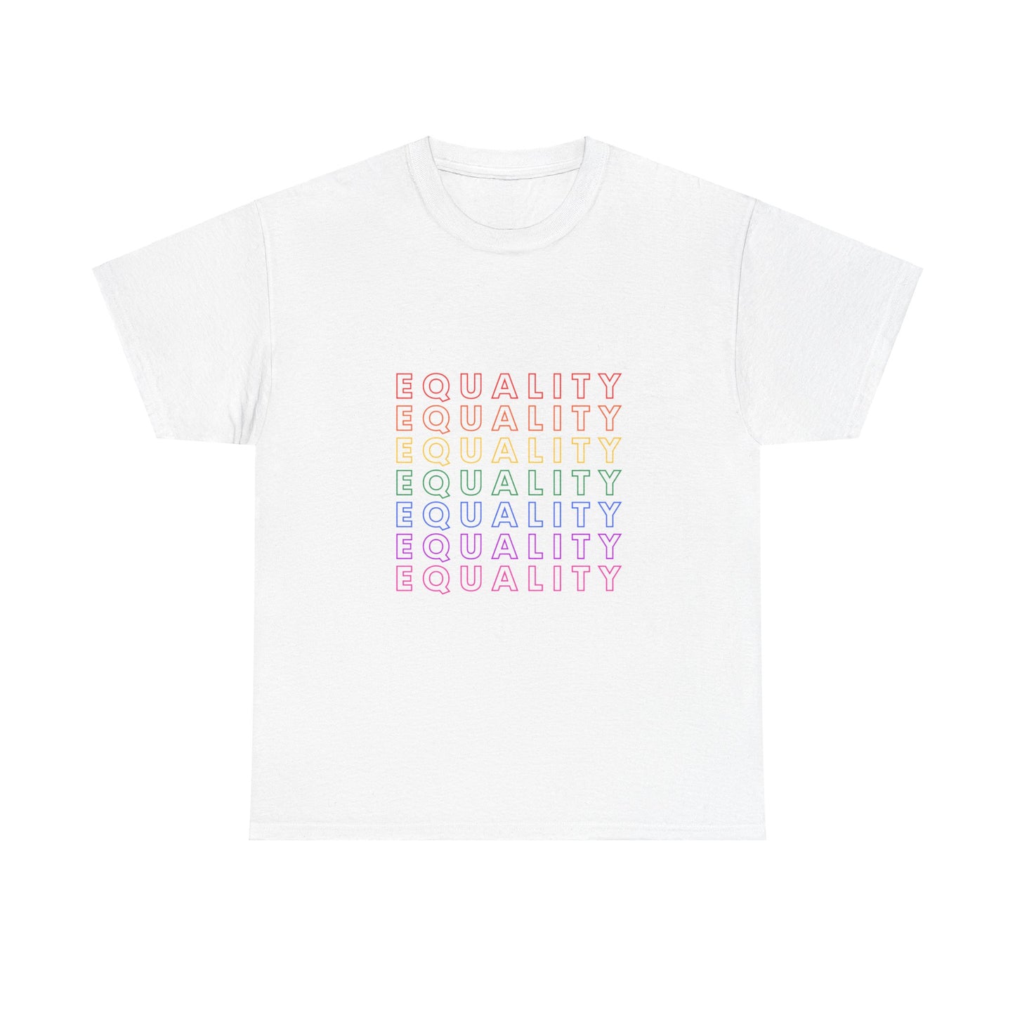 LGBTQ+ Equality Tee, Gay Pride Shirt, Rainbow T-Shirt, Activist Apparel, LGBTQ Rights Top