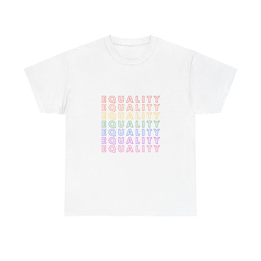 LGBTQ+ Equality Tee, Gay Pride Shirt, Rainbow T-Shirt, Activist Apparel, LGBTQ Rights Top